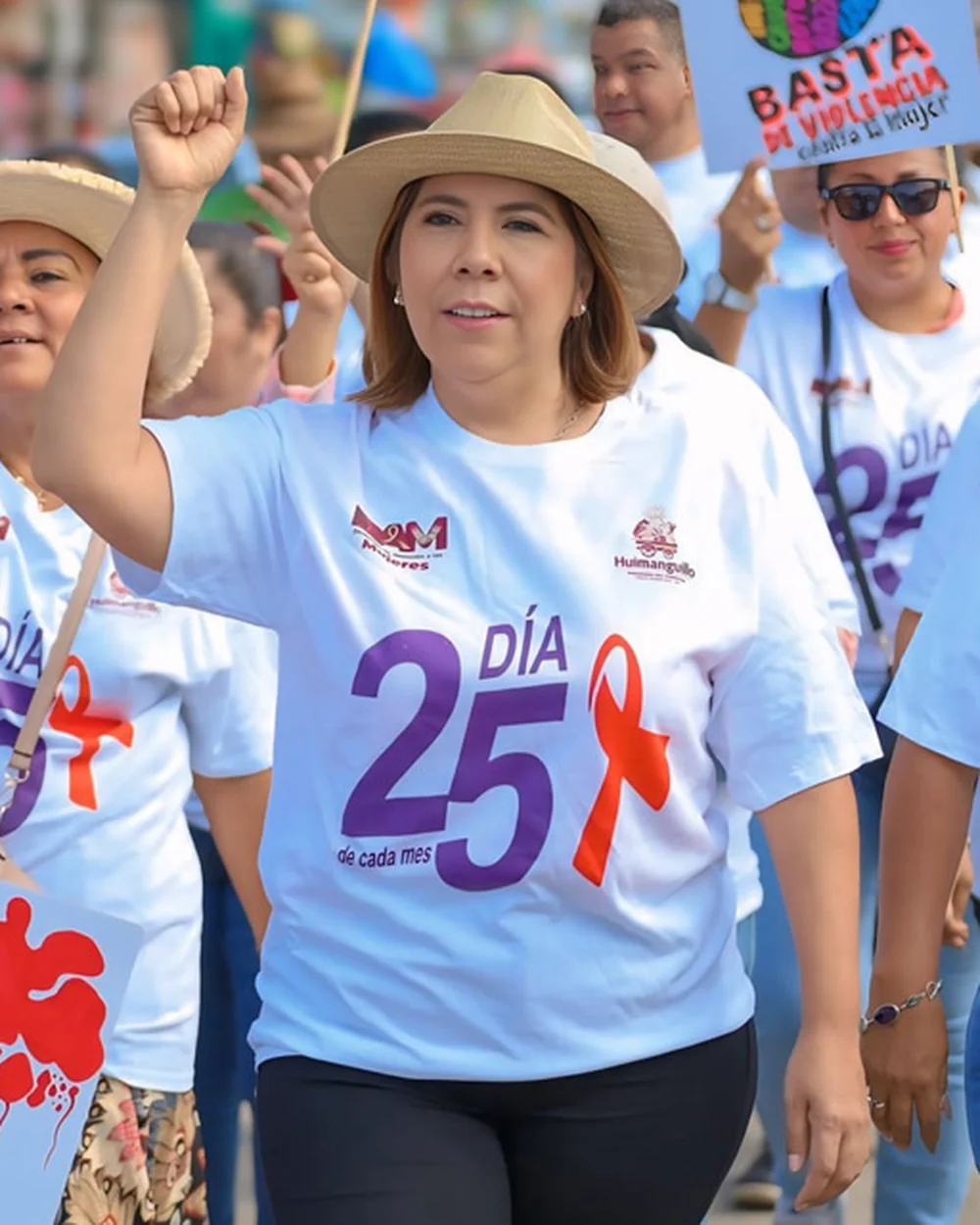 Conmemoración del Día Naranja contra la violencia de género en Huimanguillo